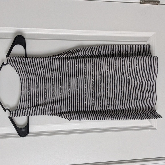 J CREW Sequin Striped TankTop Size Small - Picture 2 of 3